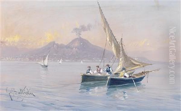 A View Of Naples And Vesuvius - view 1