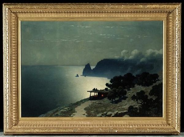 The Black Sea Coast By Moonlight - view 1