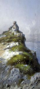 Lighthouse On A Promontory by Giovanni Battista