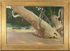 California Park by Grigory Odissevich Kalmikov