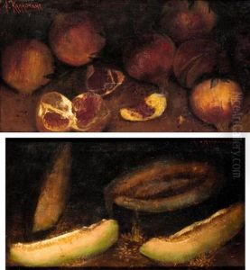 Still Life (+ Another Similar; Pair) by Alexandre Kaloudis