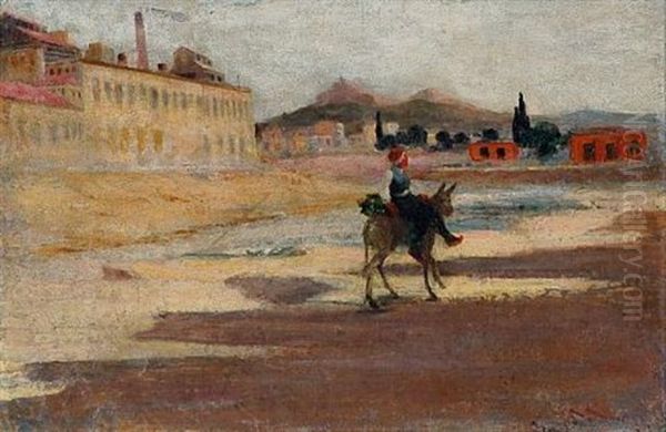 View Of Athens From Pireaus Avenue - view 1