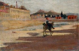 View Of Athens From Pireaus Avenue
