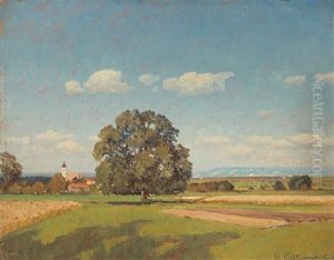 View Of Stein Near Viktring, Carinthia