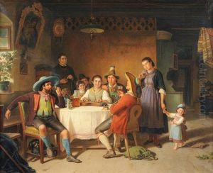 In Der Wirtsstube by Kaspar Kaltenmoser
