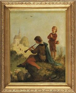 Betender Knabe by Max Kaltenmoser