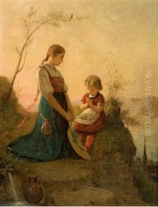 Betende Madchen by Max Kaltenmoser