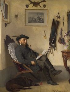The Hunter's Leisure Hour by Max Kaltenmoser