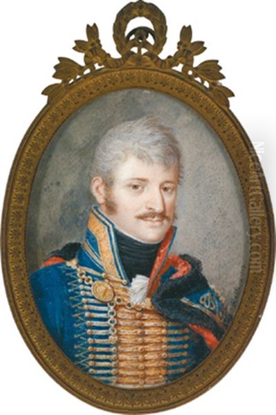 Bildnis Eines Ungarischen Husaren In Uniform - view 1