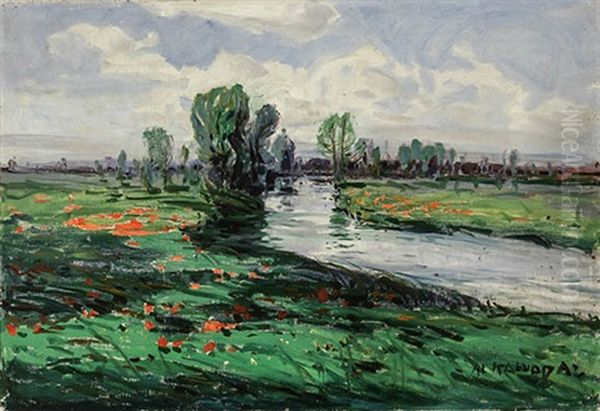 Landscape With Stream - view 1