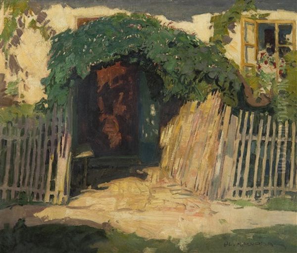 In Front Of A Cottage - view 1
