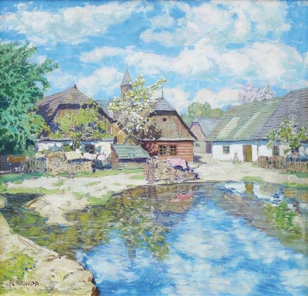 At A Pond - view 1