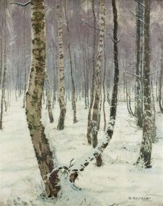 Winterliche Stimmung by Alois Kalvoda
