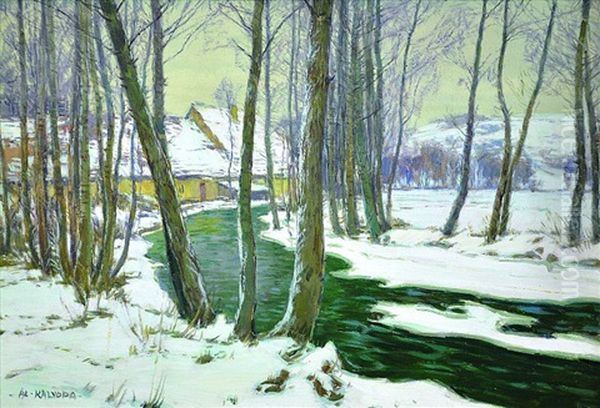 Stream At Winter - view 1