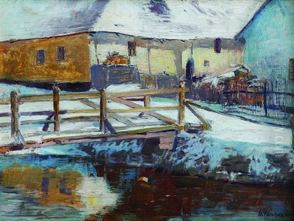 Winter In Village - view 1