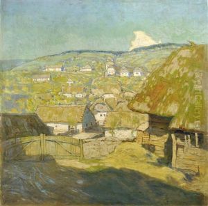 Village In The Hills by Alois Kalvoda