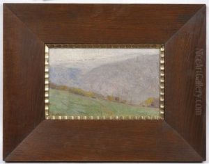 View Of An Alpine Landscape by Alois Kalvoda