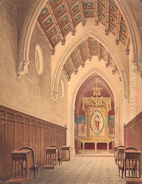 Dos Interiores De Iglesia - view 1
