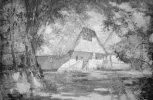 European Landscape With Barns by Alois Kalvoda