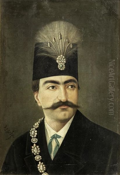 Nasr Al-din Shah Qajar (reg. 1848-96) - view 1