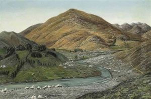An Army Encampment by Muhammad Kamal-Al-Mulk