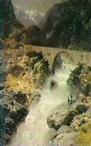 Die Teufelsbrucke by Otto Werner-Henning von Kamecke