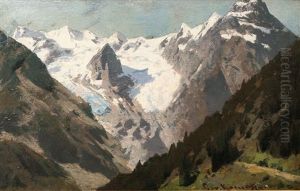 In The High Mountains by Otto von Kameke