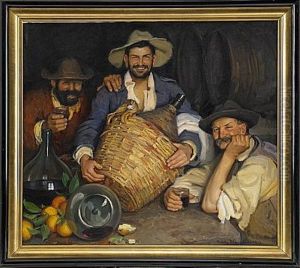 Tre Spanska Vinbonder by Ivar Kamke