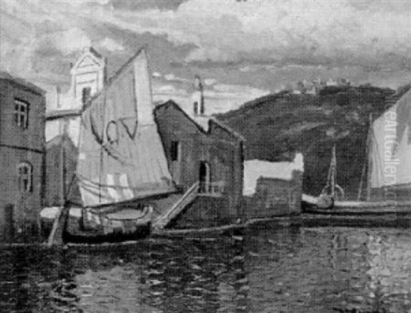 Sydlandskt Hamnmotiv - view 1
