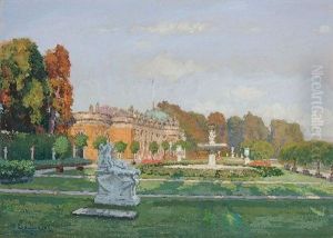 Potsdam - Ansicht Von Schloss Sanscoussi