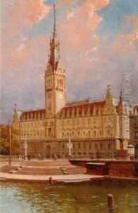 Ansicht Des Hamburger Rathauses by Robert Kaemmerer