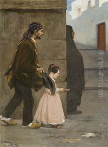 An Einer Strasenecke In Madrid