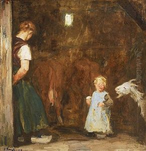 Die Diebische Ziege by Arthur Kampf
