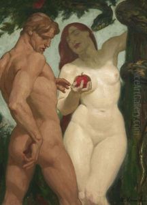 Der Sundenfall by Arthur Kampf