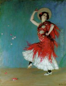 The Flamenco Dancer by Arthur Kampf
