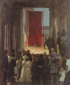 Feuerschauspiel by Arthur Kampf