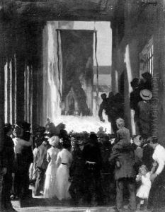 Eine Feuersbrunst by Arthur Kampf