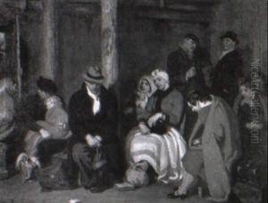Berliner Luftschutzkeller Im Jahre 1944 by Arthur Kampf