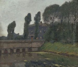 Das Blaue Haus by Eugen Kampf