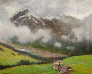 Berghutten In Den Savoyer Alpen by Eugen Kampf