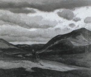 Niederlandische Dunenlandschaft by Eugen Kampf