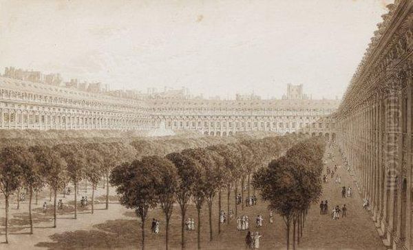 Vue Des Jardins Du Palais Royal - view 1
