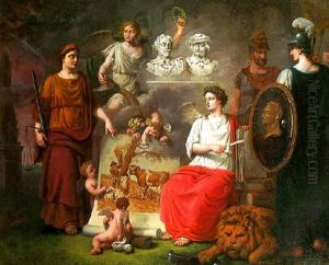 Allegory On The Unification Of The Netherlandish Schools Of Painting And The Return Of Works Of Art Under The Rule Of King William I Allegory On The Unification Of The Netherlandish Schools Of Painting And The Return Of Works Of Art Under The Rule Of King William I