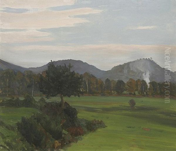 Herbstlandschaft Mit Bergen - view 1