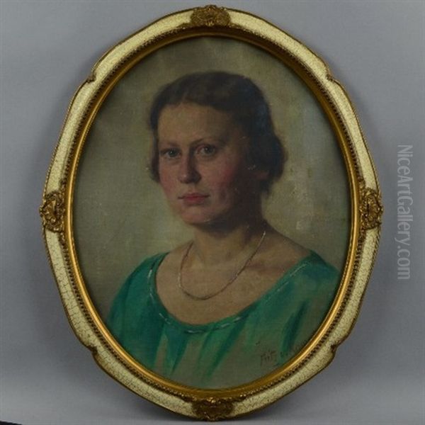 Gertraud Plath, Head And Shoulders Portrait Of A Lady - view 1