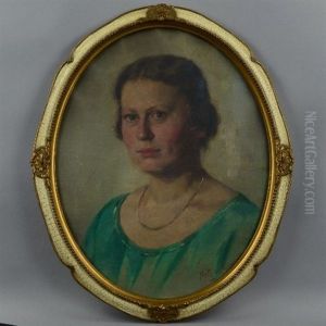Gertraud Plath, Head And Shoulders Portrait Of A Lady