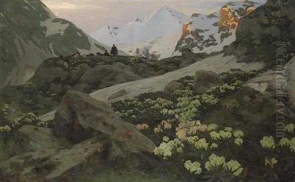Kaukasische Berglandschaft - view 1