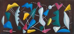 Floating Forms And White Triangles by Ole Kandelin