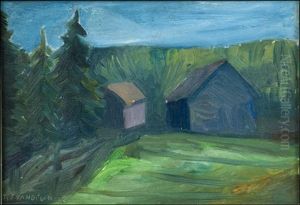 Vihrea Maisema by Ole Kandelin