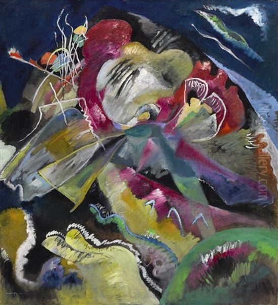 Bild Mit Weissen Linien (painting With White Lines) - view 1